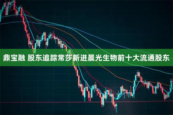 鼎宝融 股东追踪常莎新进晨光生物前十大流通股东